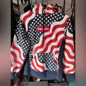 Supreme Flags Box Logo Hoodie FW14